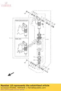 yamaha 1C3222145000 guide, spring 1 - Bottom side