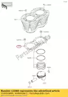 110601889, Kawasaki, gasket,cylinder base ej650-a1 kawasaki  w 650 800 1999 2001 2002 2003 2004 2005 2006 2011 2012 2013 2014 2016 2018 2019 2020 2021, New