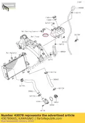 Qui puoi ordinare 01 serbatoio da Kawasaki , con numero parte 430780605: