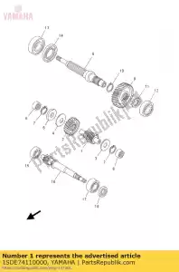 yamaha 1SDE74110000 eje, principal - Lado inferior