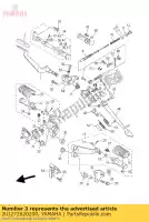 2UJ272620200, Yamaha, palanca yamaha  xv xvs 125 250 1992 1994 1995 1996 1997 1998 1999 2000 2001 2002 2004 2017 2018 2019 2020 2021, Nuevo