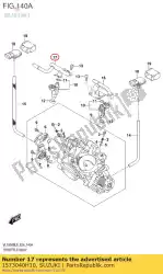 Here you can order the pipe assy,deliv from Suzuki, with part number 1573040H10: