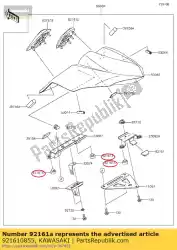 demper ex250j9f van Kawasaki, met onderdeel nummer 921610855, bestel je hier online: