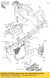 Ici, vous pouvez commander le boulon, 6x12 zx1000rgf auprès de Kawasaki , avec le numéro de pièce 921541892: