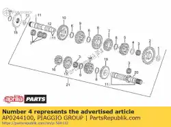 Here you can order the thrust washer 21. 2/30/1 from Piaggio Group, with part number AP0244100: