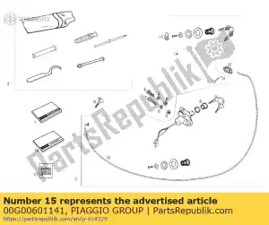 Piaggio Group 00G00601141 levier - La partie au fond