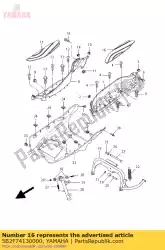 Aquí puede pedir cubre reposapiés de Yamaha , con el número de pieza 5B2F74130000: