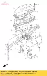 Aquí puede pedir articulación, carburador 1 de Yamaha , con el número de pieza 4NK135860000: