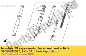 Honda 51500KTF890 komplet widelca, l przód - Dół