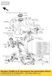 tank-comp-fuel, c. L. Groen van Kawasaki, met onderdeel nummer 51085536315P, bestel je hier online: