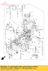 Qui puoi ordinare gruppo carburatore 1 da Yamaha , con numero parte 5XD141015000: