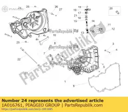 Here you can order the coperchio inson lato frizione apr rsv4 1100 21 from Piaggio Group, with part number 1A016761: