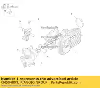 CM084803, Piaggio Group, cuerpo del acelerador con e.c.u.     , Nuevo