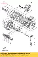 2VM163510000, Yamaha, plaat, druk 1 yamaha yz yzlc 250, Nieuw