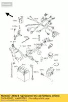 260041089, Kawasaki, fuse-assy klx650-c1 kawasaki d eliminator klx 125 650 1993 1994 1995 1998 1999, New