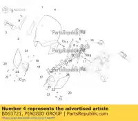 B063721, Piaggio Group, Pare-brise moto-guzzi california zgukdh00 zgulcb00 zgulcb0001 zgulcub001 zgulvc00 zgulvc04 zgulve00 1400 2012 2015 2016 2017 2018 2019 2020 2021, Nouveau