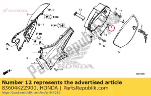 honda 83604KZZ900 zawias, skrzynka narz?dziowa - Dół