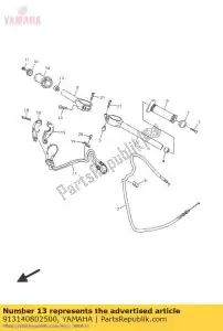 yamaha 913140802500 boulon, douille - La partie au fond