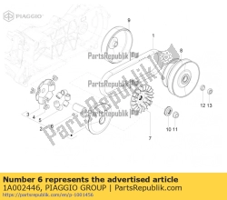 Aprilia 1A002446, Abstandshalter, OEM: Aprilia 1A002446