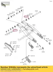 Here you can order the bearing-needle,ntbr22 kx125-k3 from Kawasaki, with part number 920461240: