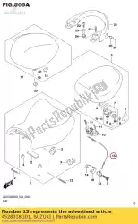 Qui puoi ordinare cavo, blocco sedile da Suzuki , con numero parte 4528018G01: