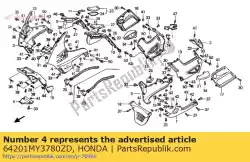 Aquí puede pedir conjunto de capucha, l. Upper (wl) * type12 * (type12) de Honda , con el número de pieza 64201MY3780ZD: