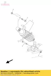 Here you can order the shock absorber assy, rear from Yamaha, with part number 4D3222102033: