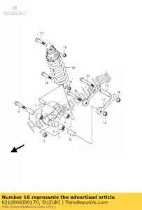 suzuki 6210008J0017U zespó? absorbera, r - Dół