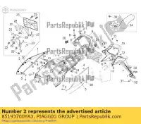 85193700YA3, Piaggio Group, mercado aprilia na zd4rcb00, zd4rcc01, zd4rce00 850 2009 2016, Nuevo