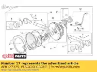 AP8127375, Piaggio Group, Linker richtingaanwijzer aprilia  scarabeo 125 150 200 1999 2000 2001 2002 2003 2004, Nieuw