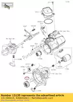 131390019, Kawasaki, 01 manetka kawasaki  820 1000 2017 2018 2019 2020 2021, Nowy