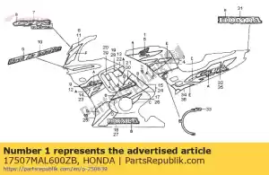 honda 17507MAL600ZB striscia a, r. serbatoio carburante (###) * tipo2 * (tipo2) - Il fondo