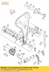 Tutaj możesz zamówić d? Wignia dekompresyjna kpl. Od KTM , z numerem części 77736016000: