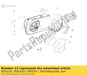 Piaggio Group 834129 cover - Bottom side