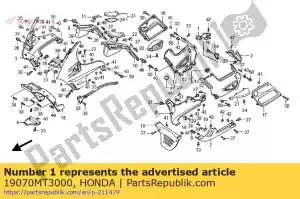 Honda 19070MT3000 garde, r. fr. air - La partie au fond