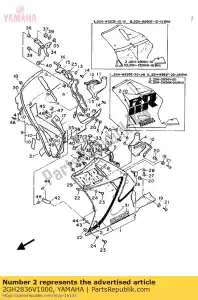 Yamaha 2GH2836V1000 graphic set 3, cowling - Il fondo