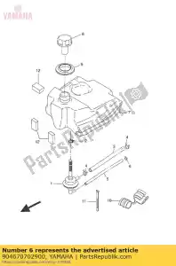 yamaha 904670702900 klips (1j7) - Dół