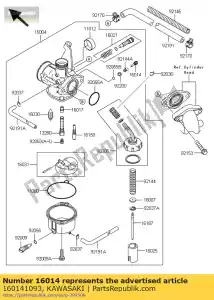 kawasaki 160141093 ?rubowo-pilotowe powietrze klx110-a1 - Dół