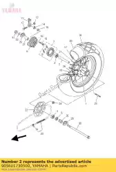 Ici, vous pouvez commander le entretoise (24w) auprès de Yamaha , avec le numéro de pièce 905601730500: