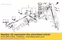 43510MT3305, Honda, sub assy, ??achter m / c honda st pan european  a st1100 1100 , Nieuw