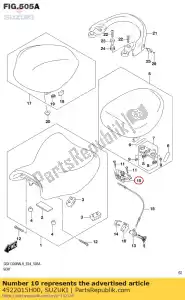 suzuki 4522015H00 soporte, delantero - Lado inferior