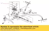 22912MGY640, Honda, nenhuma descrição disponível no momento honda vfr 800 2011 2012 2013, Novo