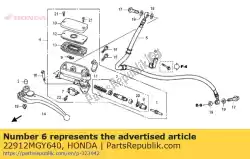 Here you can order the no description available at the moment from Honda, with part number 22912MGY640: