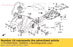 Here you can order the tank comp,fuel from Honda, with part number 17510HP1600: