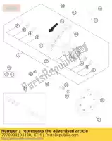 7770900104430, KTM, frontwheel cpl.1,6x21'exc.22mm ktm  sx 125 150 250 350 450 2013 2014 2016 2017 2018, New