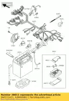 260111621, Kawasaki, wire-lead,battery(+) kawasaki vn classic 800, New