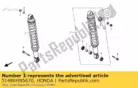 51486HN5670, Honda, ko?nierz, fr. poduszka ni?sza honda trx 250 350 400 500 2000 2001 2002 2003 2004 2005 2006 2007 2008 2009 2010 2011 2012 2013, Nowy