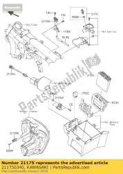 Aqui você pode pedir o unidade de controle - eletrônico em Kawasaki , com o número da peça 211750340: