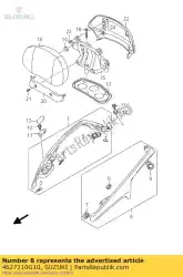 Aquí puede pedir cojín, pasajero de Suzuki , con el número de pieza 4627210G10: