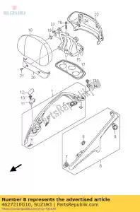 suzuki 4627210G10 cojín, pasajero - Lado inferior